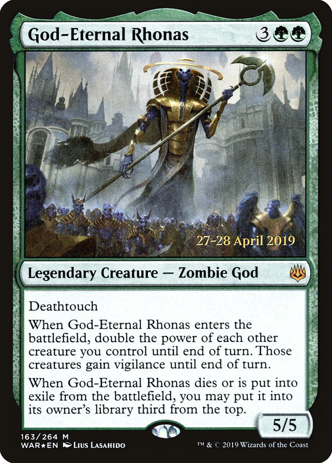 God-Eternal Rhonas  [War of the Spark Prerelease Promos] | North Game Den