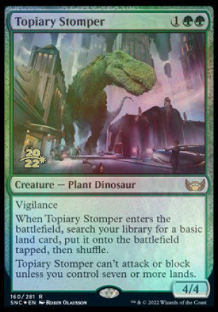 Topiary Stomper [Streets of New Capenna Prerelease Promos] | North Game Den