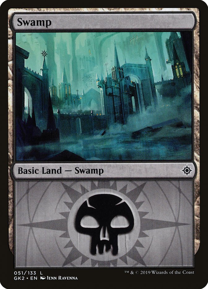 Swamp (51) [Ravnica Allegiance Guild Kit] | North Game Den