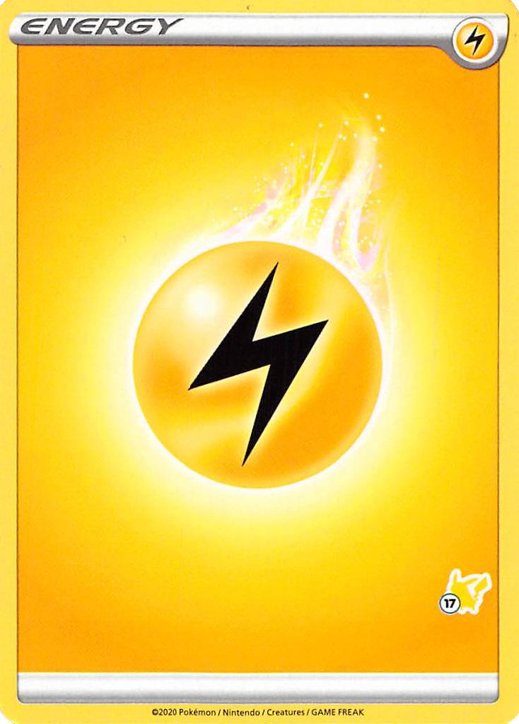 Lightning Energy (Pikachu Stamp #17) [Battle Academy 2022] | North Game Den