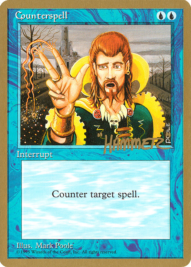 Counterspell (Shawn "Hammer" Regnier) [Pro Tour Collector Set] | North Game Den