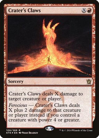 Crater's Claws [Khans of Tarkir Promos] | North Game Den