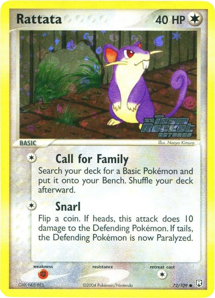 Rattata (72/109) (Stamped) [EX: Team Rocket Returns] | North Game Den