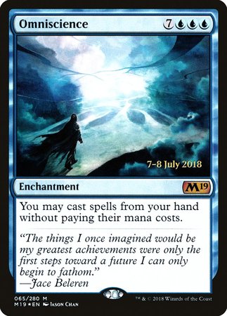 Omniscience [Core Set 2019 Promos] | North Game Den