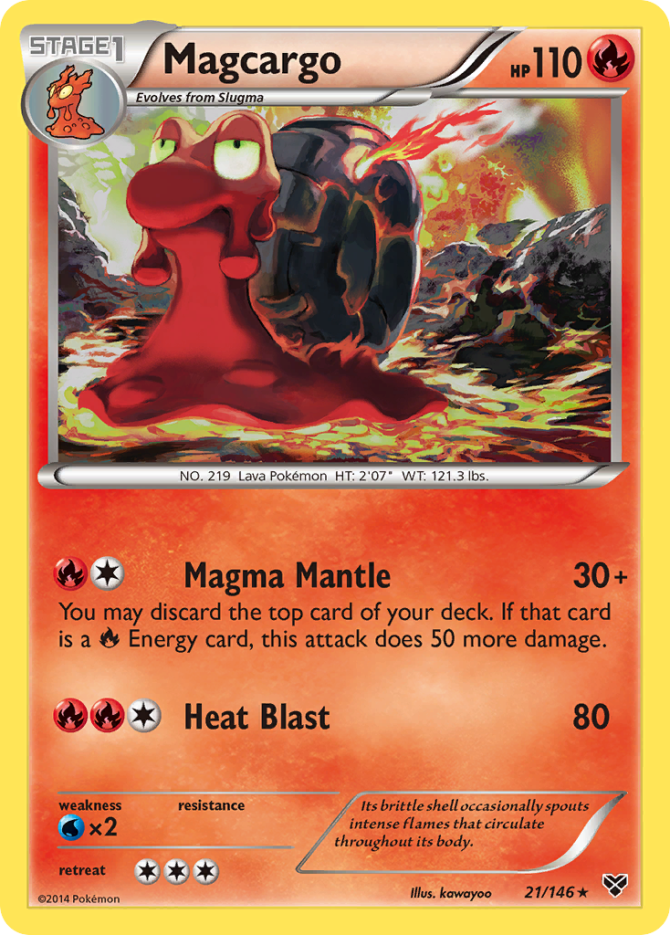 Magcargo (21/146) [XY: Base Set] | North Game Den