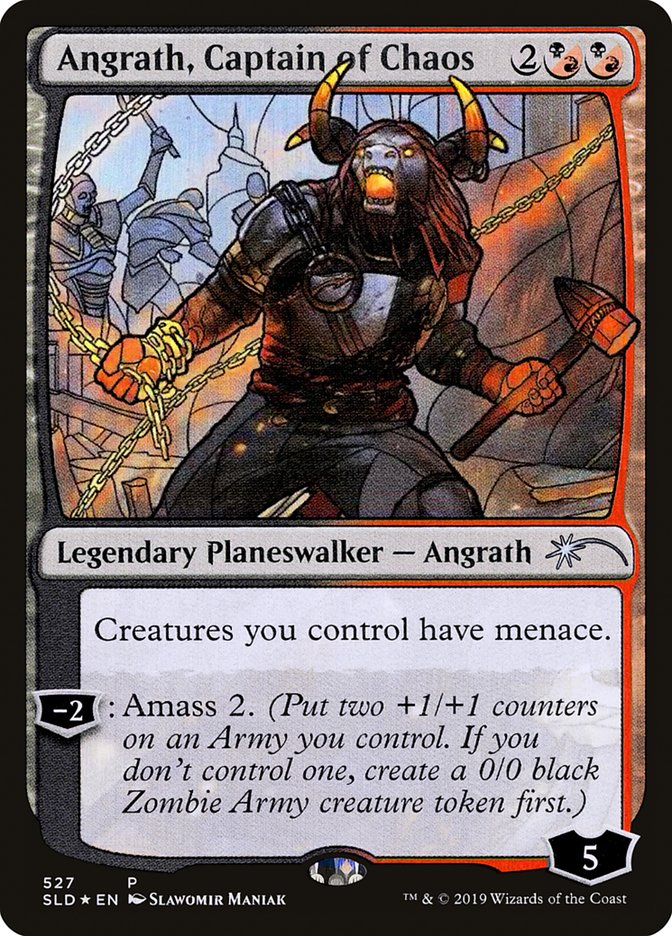 Angrath, Captain of Chaos (Stained Glass) [Secret Lair Drop Promos] | North Game Den