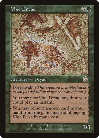 Vine Dryad [Mercadian Masques] | North Game Den