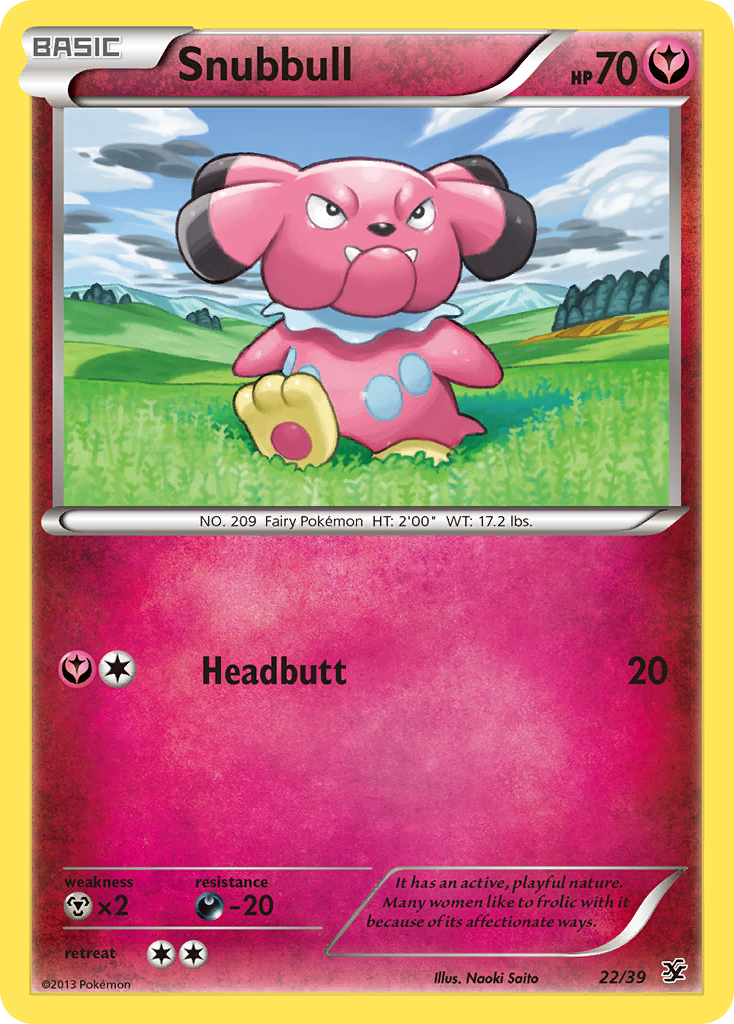 Snubbull (22/39) [XY: Kalos Starter Set] | North Game Den