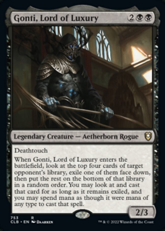 Gonti, Lord of Luxury [Commander Legends: Battle for Baldur's Gate] | North Game Den