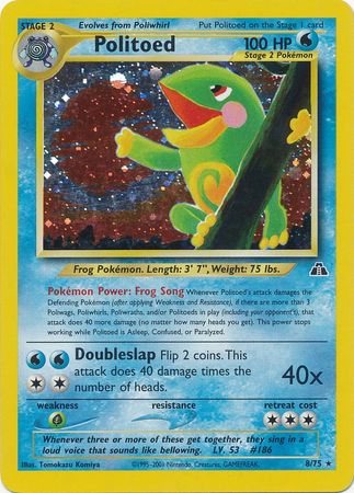 Politoed (8/75) [Neo Discovery Unlimited] | North Game Den