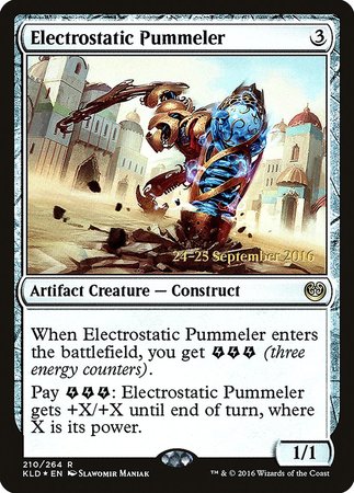 Electrostatic Pummeler [Kaladesh Promos] | North Game Den