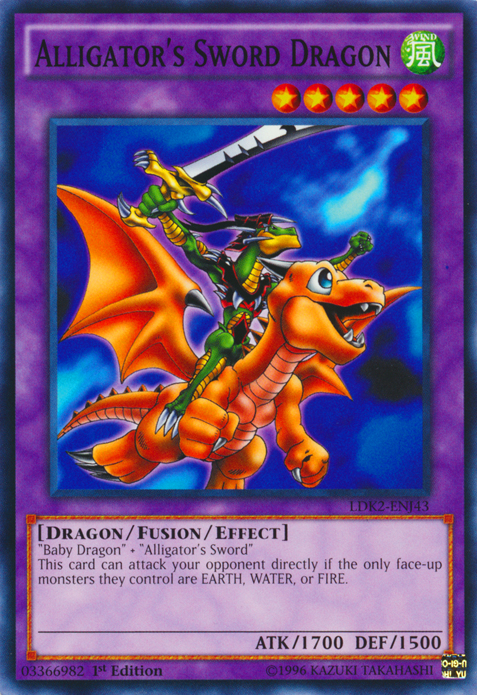 Alligator's Sword Dragon [LDK2-ENJ43] Common | North Game Den