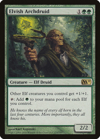 Elvish Archdruid [Magic 2011] | North Game Den