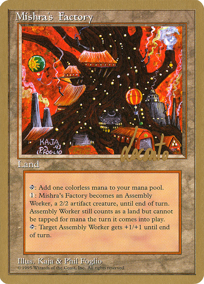 Mishra's Factory (Michael Loconto) [Pro Tour Collector Set] | North Game Den