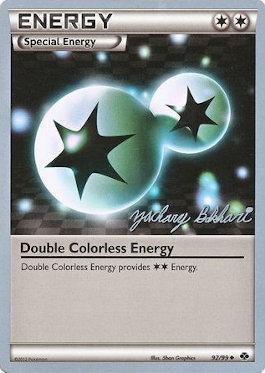 Double Colorless Energy (92/99) (CMT - Zachary Bokhari) [World Championships 2012] | North Game Den