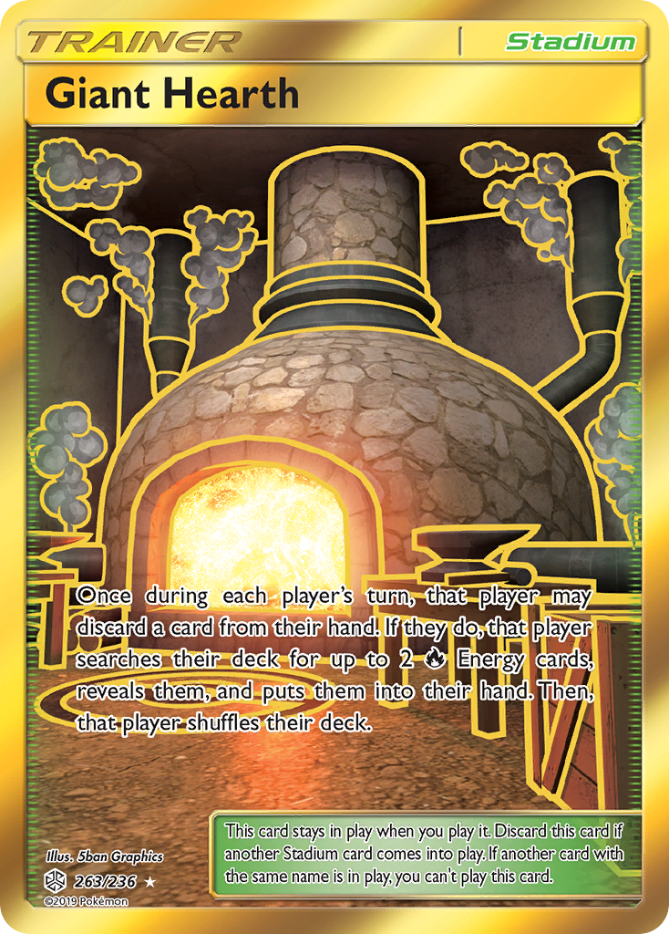 Giant Hearth (263/236) [Sun & Moon: Cosmic Eclipse] | North Game Den