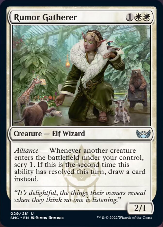 Rumor Gatherer [Streets of New Capenna] | North Game Den
