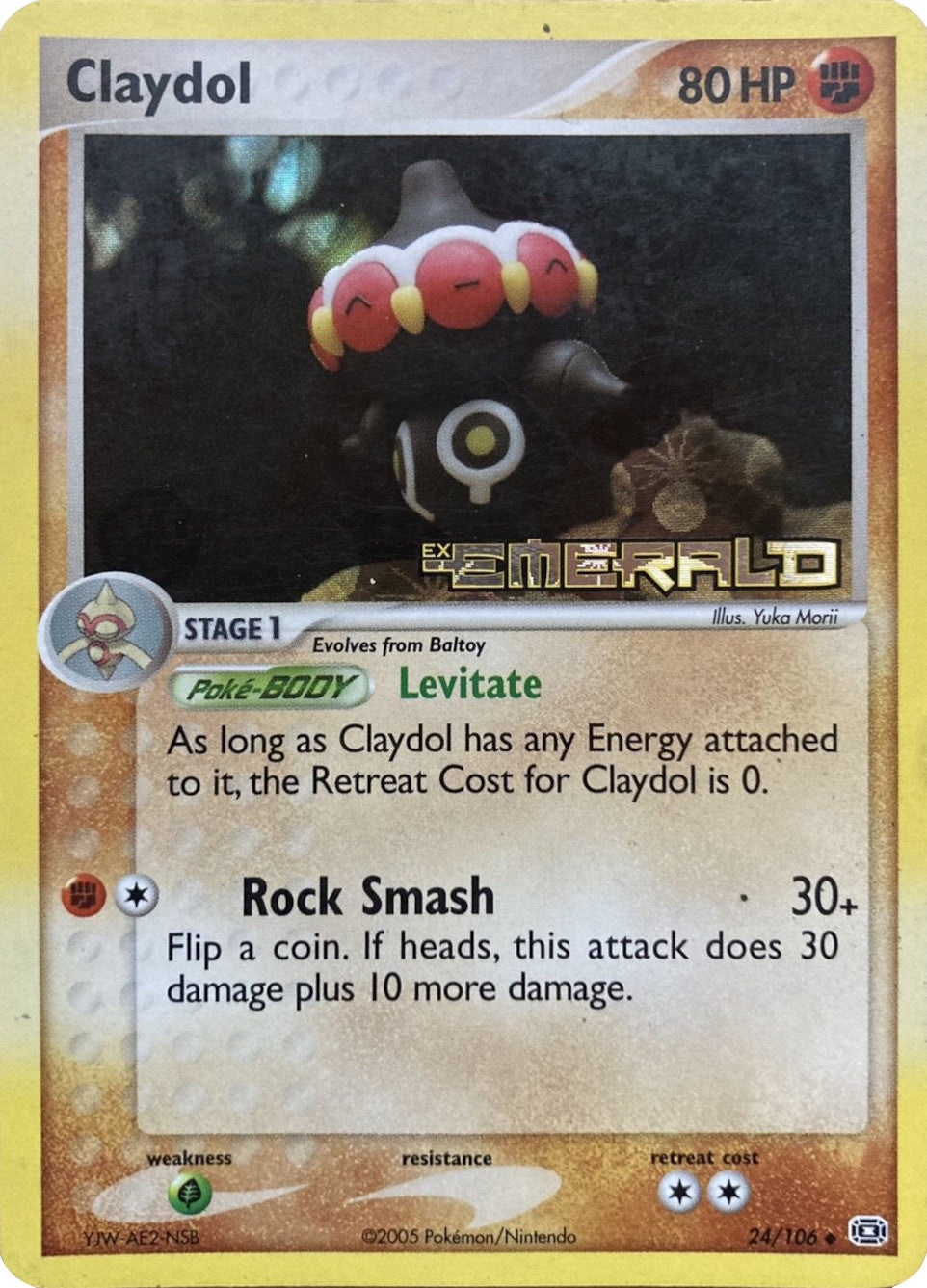 Claydol (24/106) (Stamped) [EX: Emerald] | North Game Den