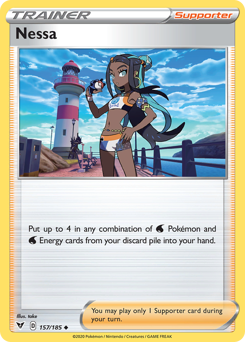 Nessa (157/185) [Sword & Shield: Vivid Voltage] | North Game Den