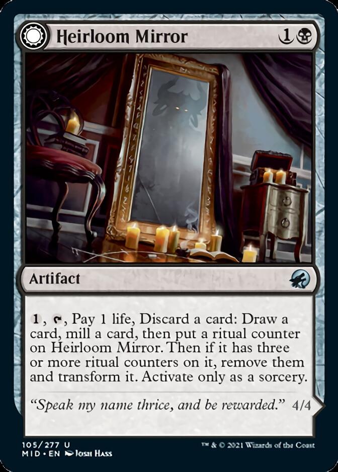 Heirloom Mirror // Inherited Fiend [Innistrad: Midnight Hunt] | North Game Den