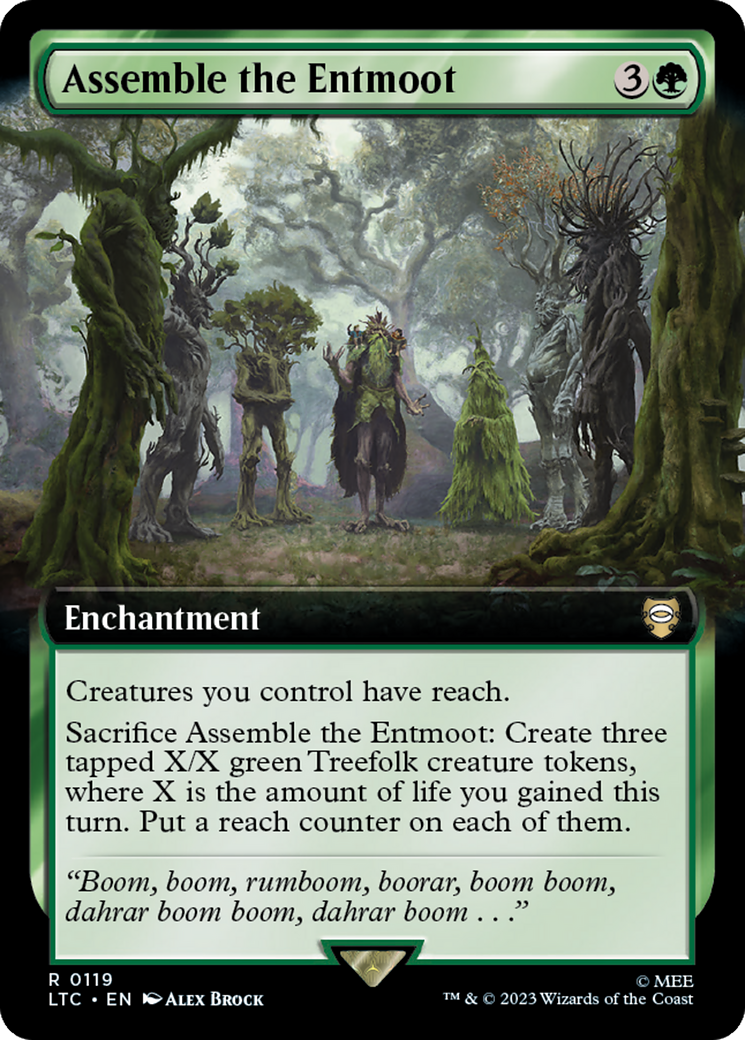 Assemble the Entmoot (Extended Art) [The Lord of the Rings: Tales of Middle-Earth Commander] | North Game Den