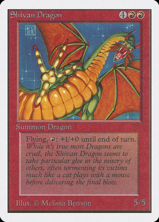 Shivan Dragon [Unlimited Edition] | North Game Den