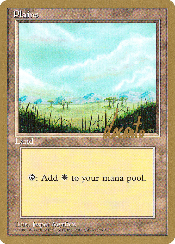 Plains (ml365) (Michael Loconto) [Pro Tour Collector Set] | North Game Den