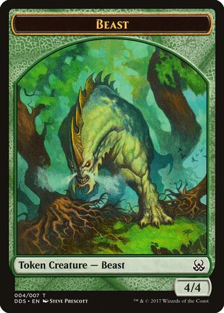 Beast Token [Duel Decks: Mind vs. Might Tokens] | North Game Den