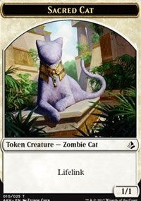 Sacred Cat // Insect Token [Amonkhet Tokens] | North Game Den