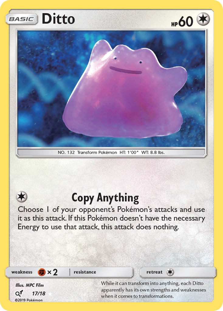 Ditto (17/18) [Sun & Moon: Detective Pikachu] | North Game Den