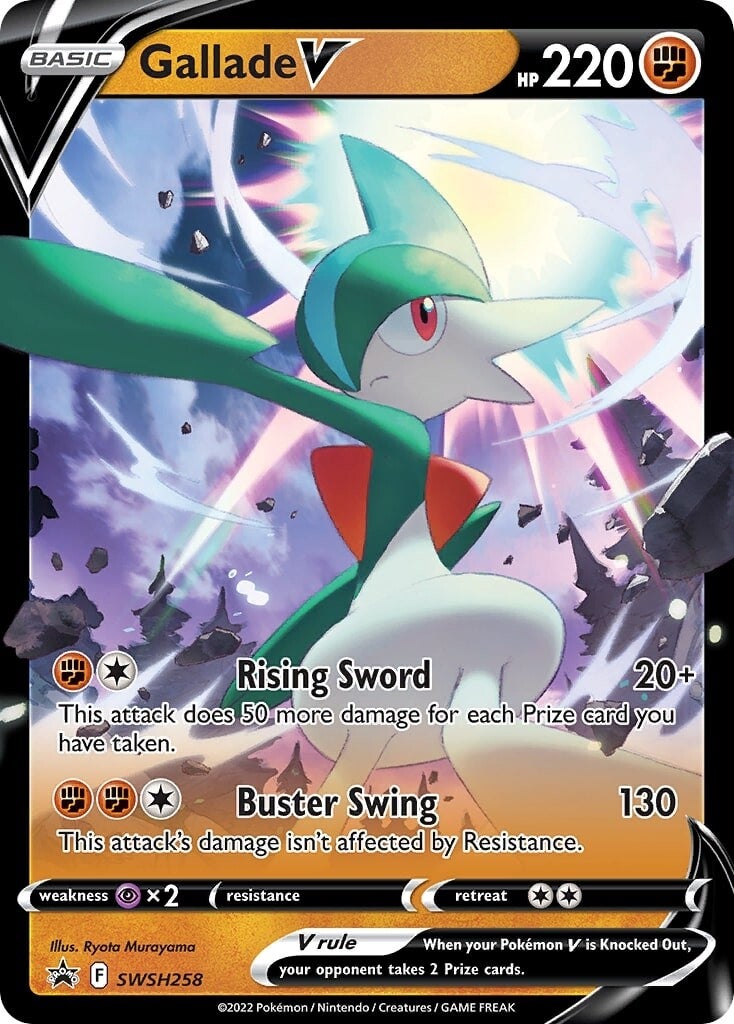 Gallade V (SWSH258) [Sword & Shield: Black Star Promos] | North Game Den