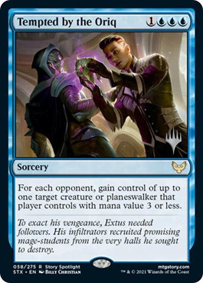 Tempted by the Oriq (Promo Pack) [Strixhaven: School of Mages Promos] | North Game Den