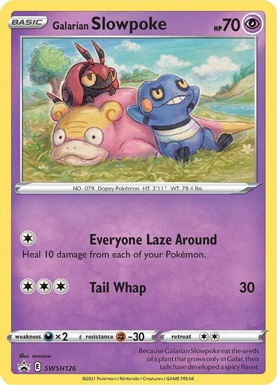 Galarian Slowpoke (SWSH126) [Sword & Shield: Black Star Promos] | North Game Den