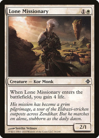 Lone Missionary [Rise of the Eldrazi] | North Game Den