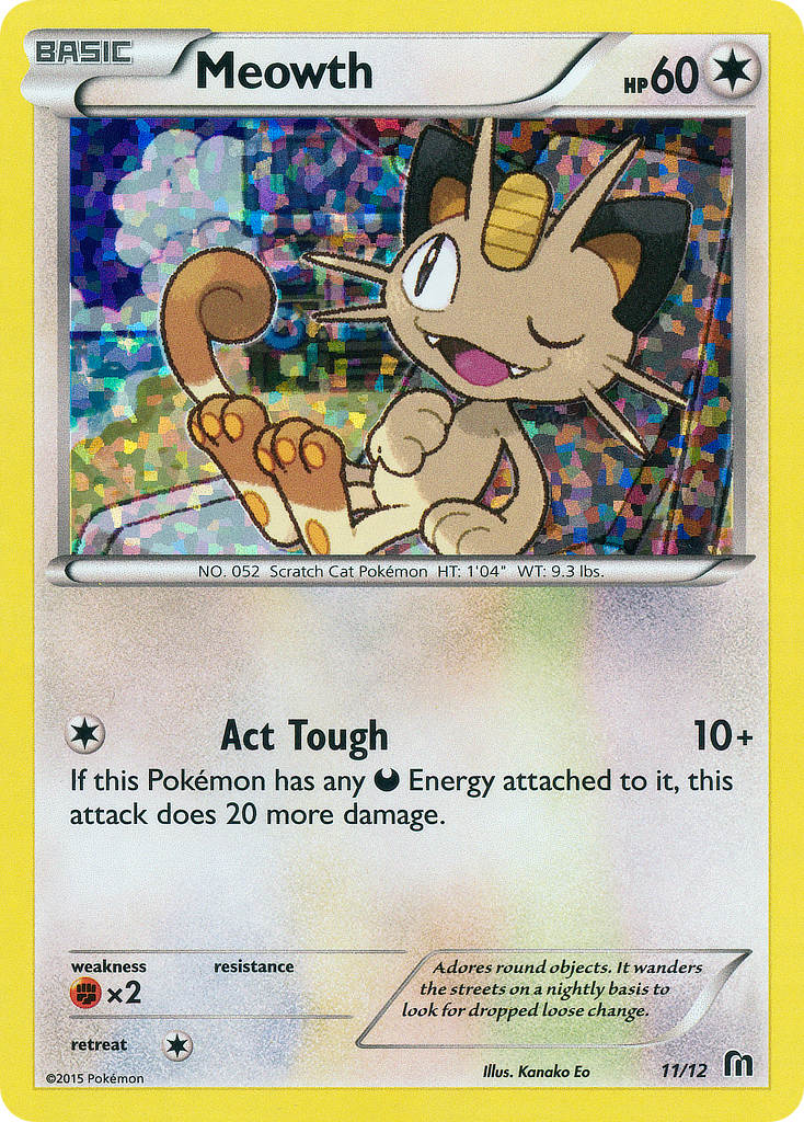 Meowth (11/12) [McDonald's Promos: 2016 Collection] | North Game Den