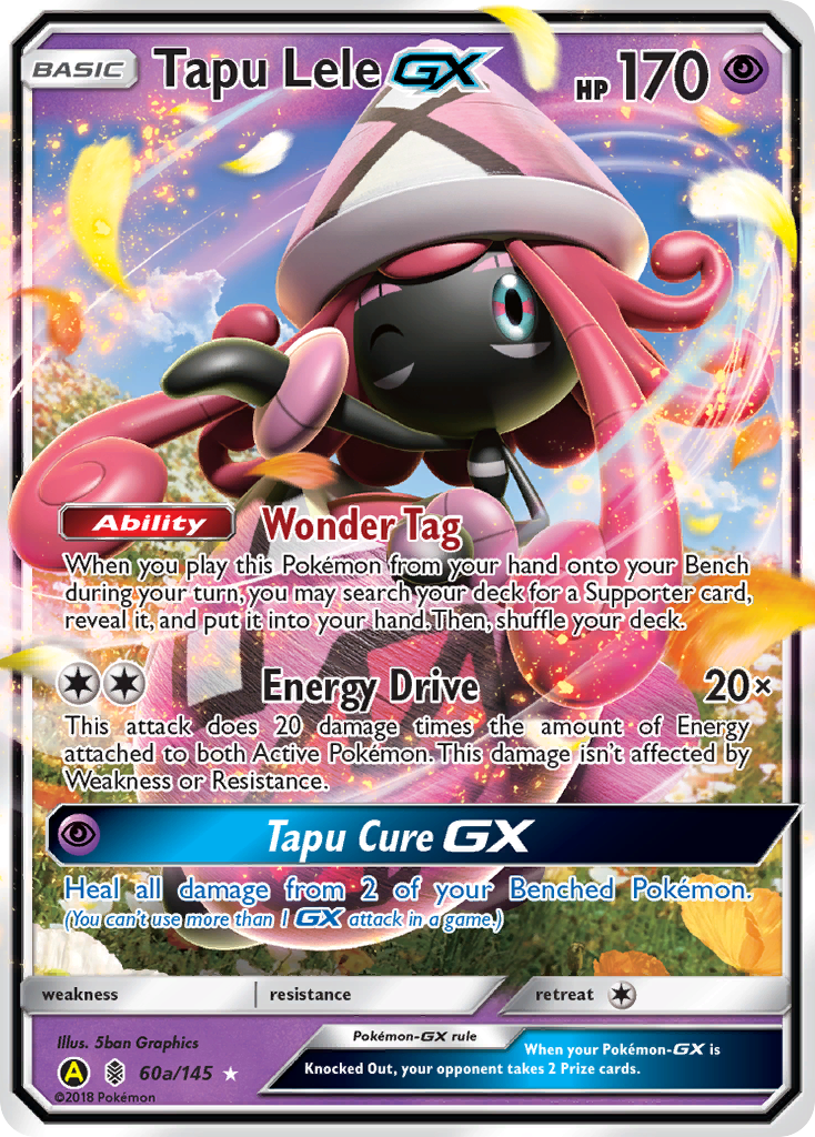 Tapu Lele GX (60a/145) [Alternate Art Promos] | North Game Den