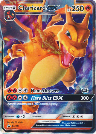 Charizard GX (SM211) (Jumbo Card) [Sun & Moon: Black Star Promos] | North Game Den