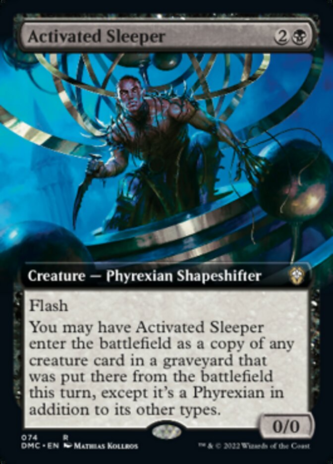 Activated Sleeper (Extended Art) [Dominaria United Commander] | North Game Den