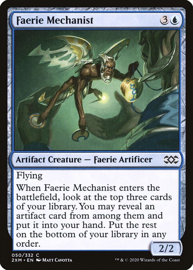 Faerie Mechanist [Double Masters] | North Game Den