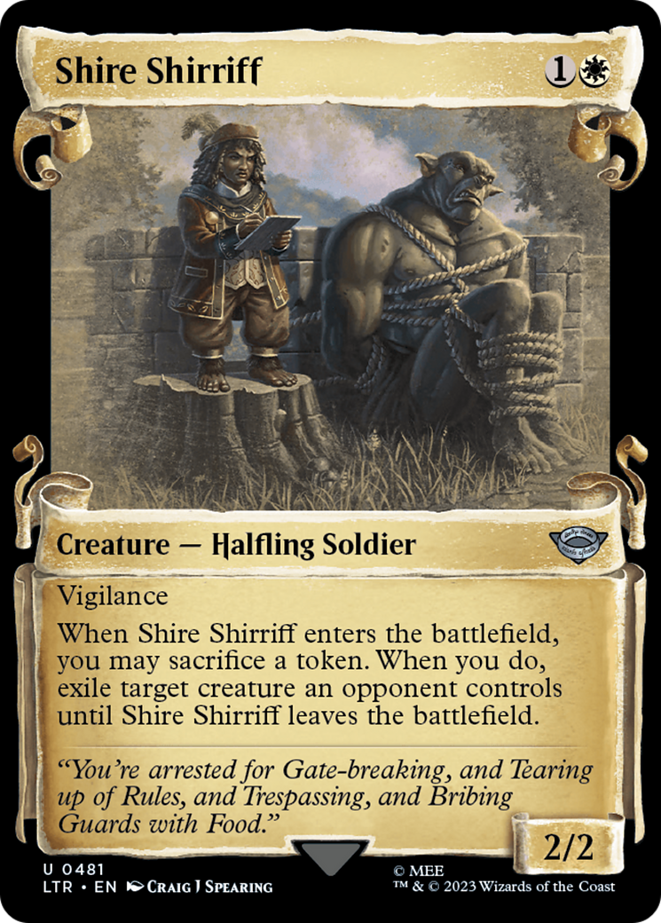Shire Shirriff [The Lord of the Rings: Tales of Middle-Earth Showcase Scrolls] | North Game Den