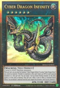 Cyber Dragon Infinity (Alternate Art) [MAGO-EN033] Gold Rare | North Game Den