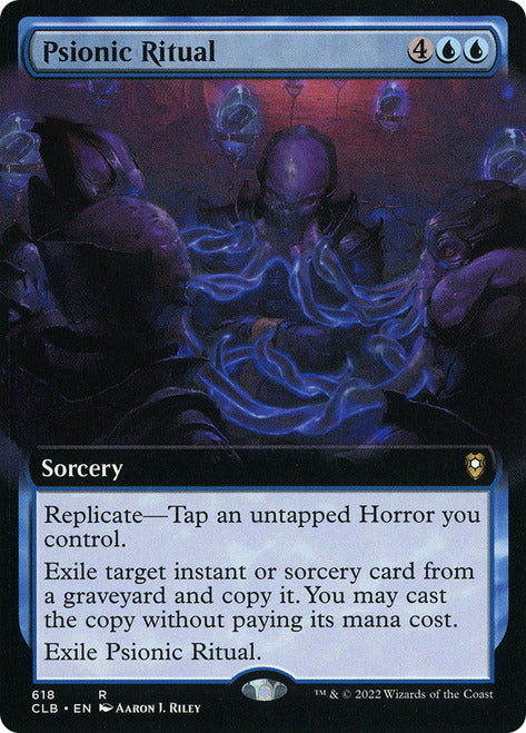 Psionic Ritual (Extended Art) [Commander Legends: Battle for Baldur's Gate] | North Game Den