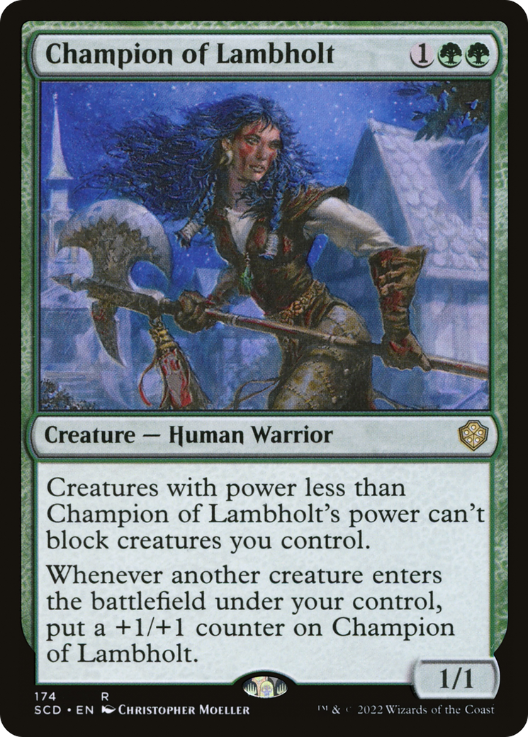 Champion of Lambholt [Starter Commander Decks] | North Game Den