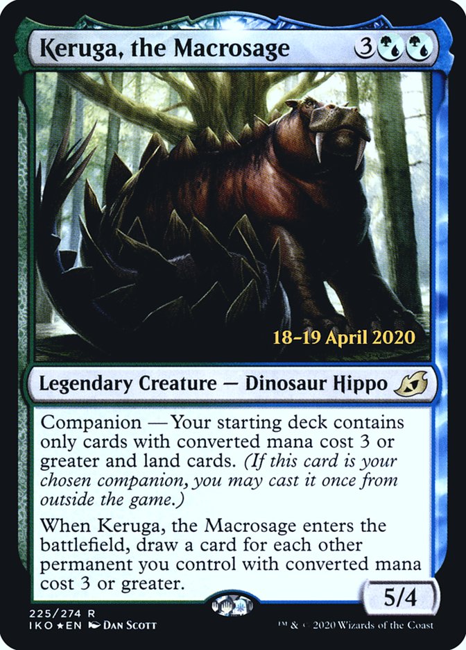 Keruga, the Macrosage  [Ikoria: Lair of Behemoths Prerelease Promos] | North Game Den