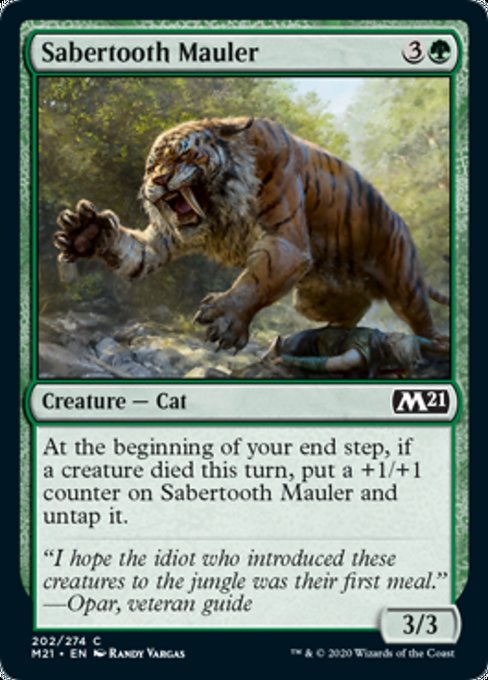 Sabertooth Mauler [Core Set 2021] | North Game Den