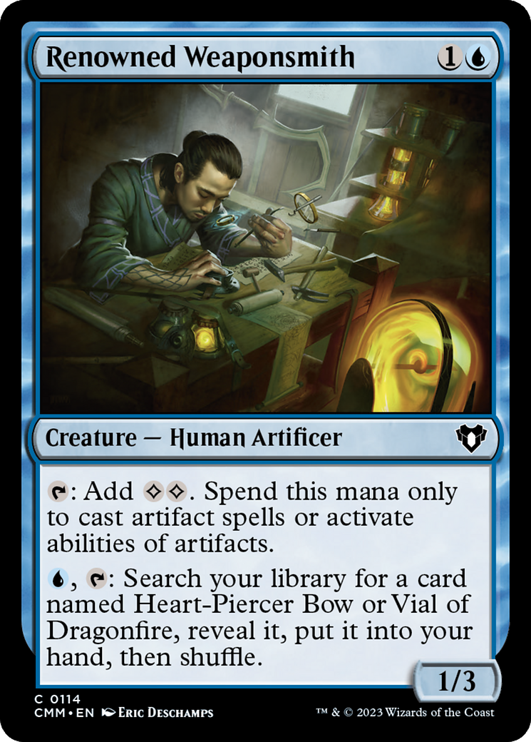 Renowned Weaponsmith [Commander Masters] | North Game Den