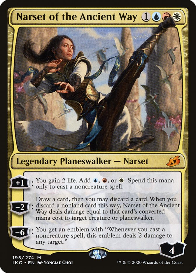 Narset of the Ancient Way (Promo Pack) [Ikoria: Lair of Behemoths Promos] | North Game Den