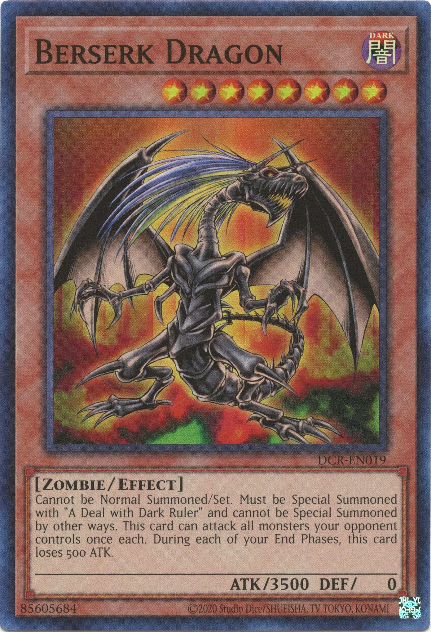 Berserk Dragon (25th Anniversary) [DCR-EN019] Super Rare | North Game Den