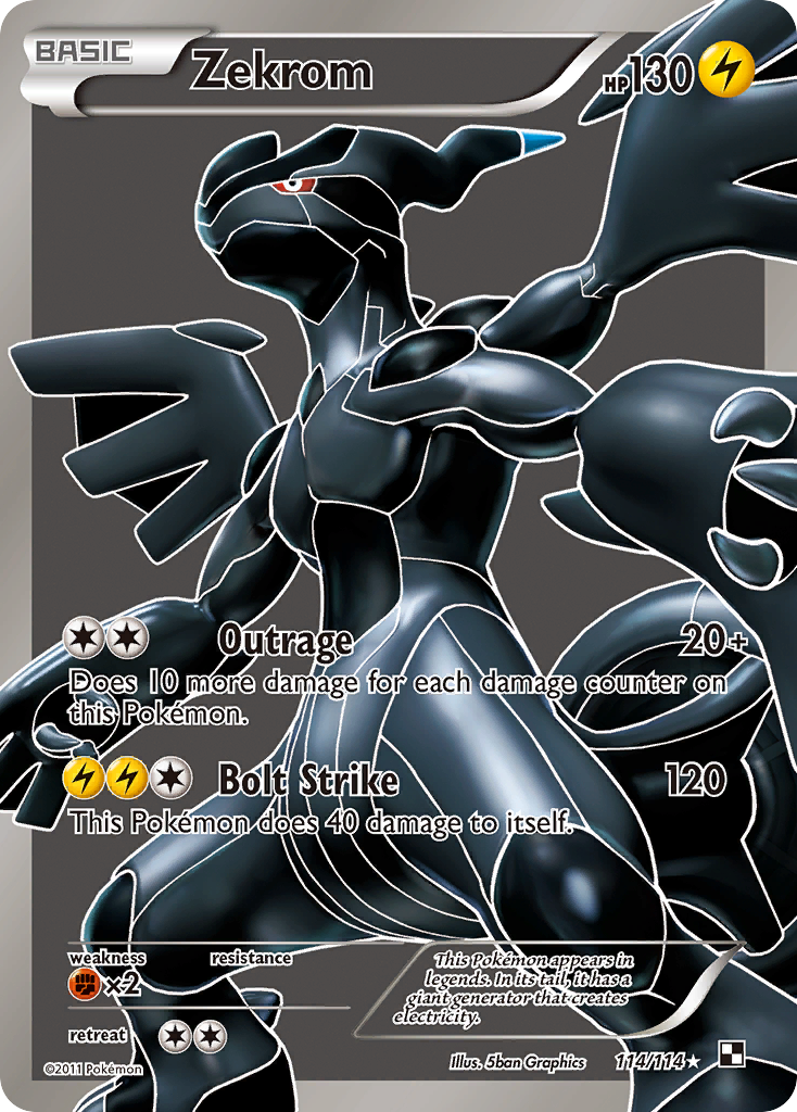 Zekrom (114/114) [Black & White: Base Set] | North Game Den