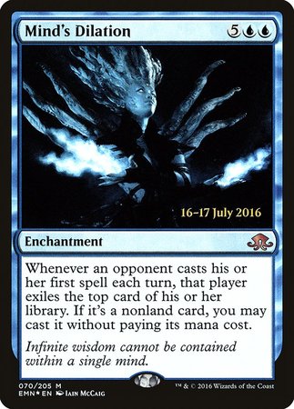 Mind's Dilation [Eldritch Moon Promos] | North Game Den